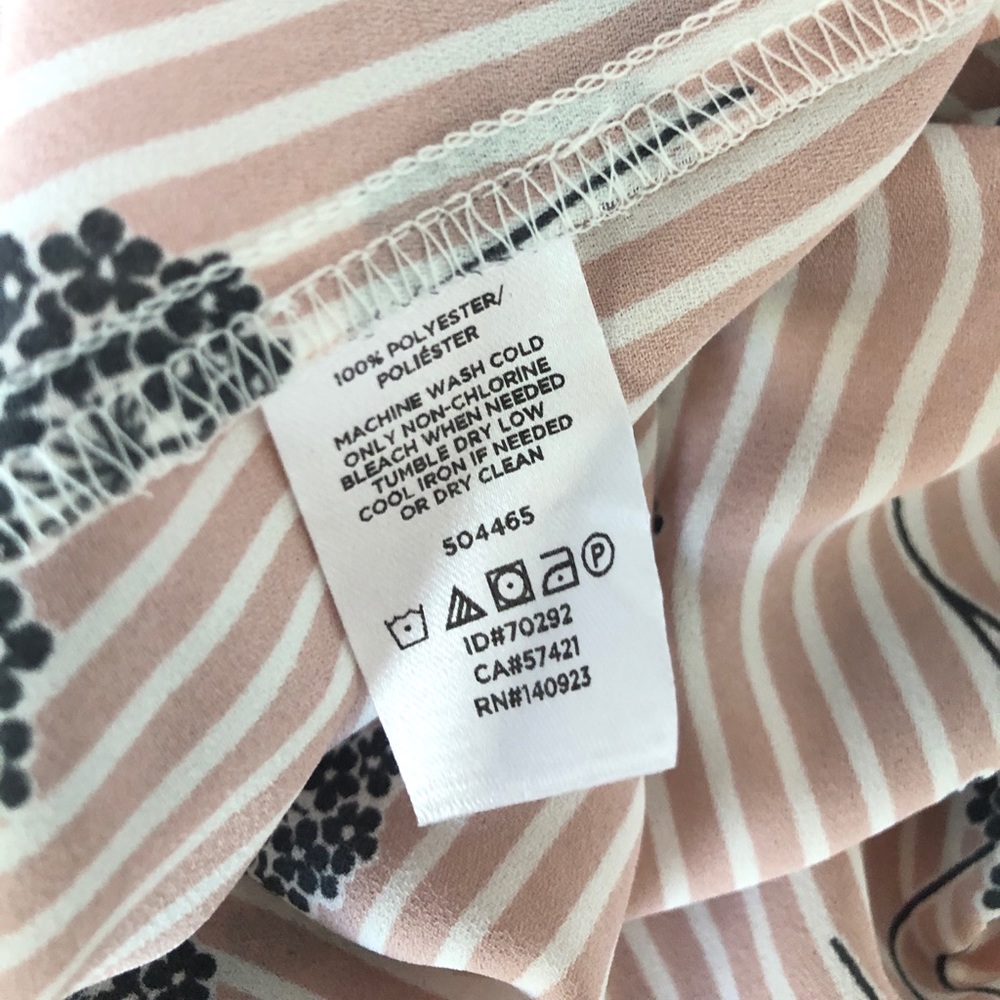 FLORAL STRIPE TOP - Picture 10 of 11